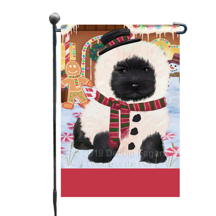 Personalized Gingerbread Candyfest Cairn Terrier Dog Custom Garden Flag GFLG63997