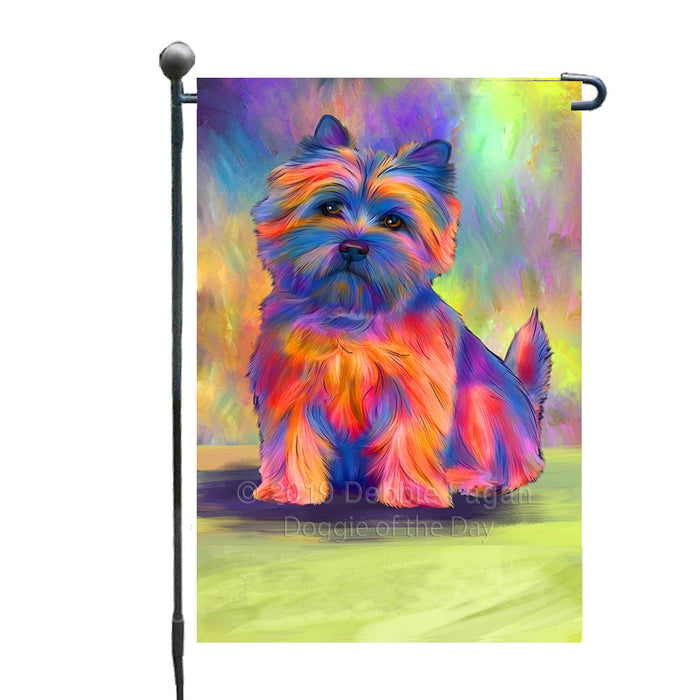 Personalized Paradise Wave Cairn Terrier Dog Custom Garden Flags GFLG-DOTD-A60023