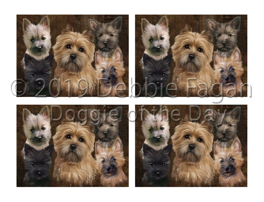 Rustic Cairn Terrier Dogs Placemat