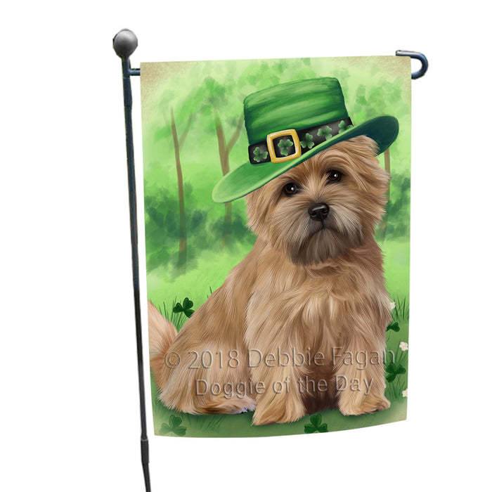 St. Patricks Day Irish Portrait Cairn Terrier Dog Garden Flag GFLG48667