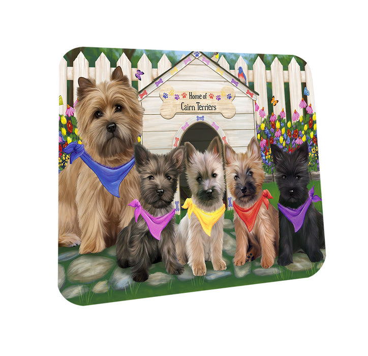 Spring Dog House Cairn Terriers Dog Coasters Set of 4 CST49789