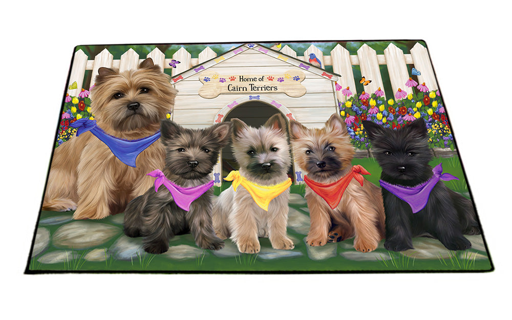Spring Dog House Cairn Terriers Dog Floormat FLMS50139