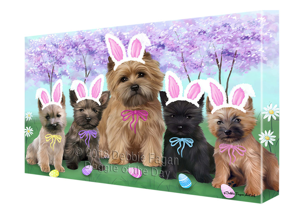 Cairn Terriers Dog Easter Holiday Canvas Wall Art CVS57387