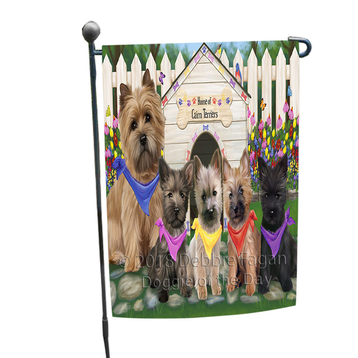 Spring Dog House Cairn Terriers Dog Garden Flag GFLG49659