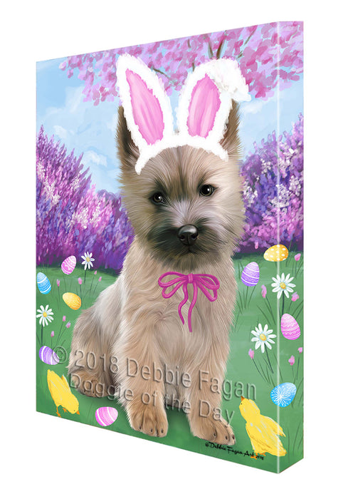 Cairn Terrier Dog Easter Holiday Canvas Wall Art CVS57396