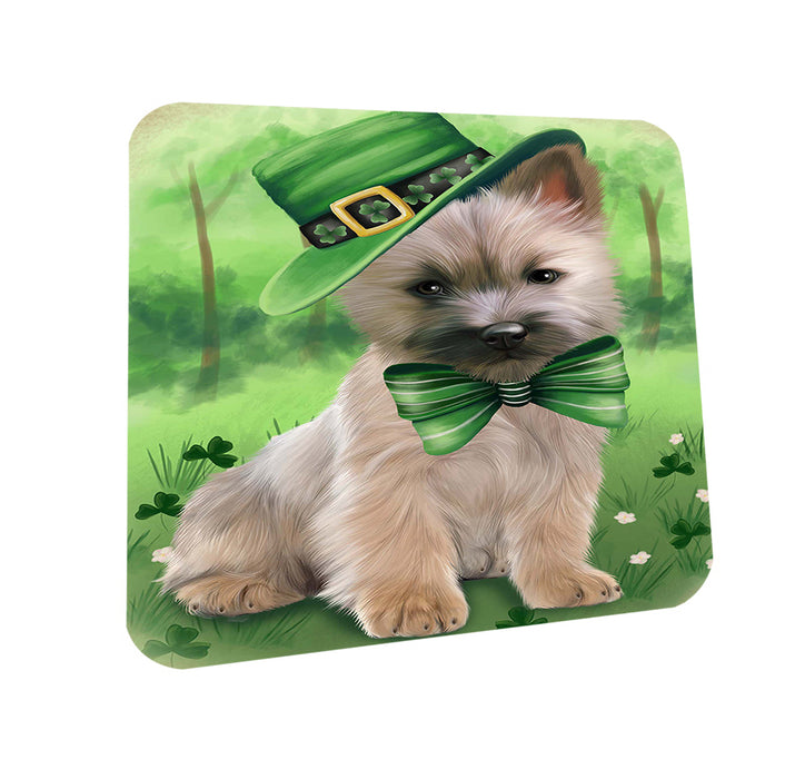St. Patricks Day Irish Portrait Cairn Terrier Dog Coasters Set of 4 CST48719