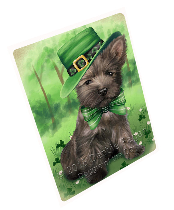 St. Patricks Day Irish Portrait Cairn Terrier Dog Magnet Mini (3.5" x 2") MAG50151