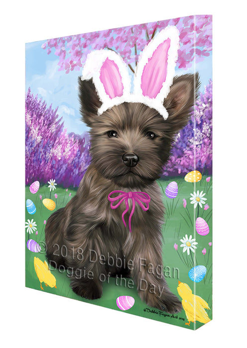 Cairn Terrier Dog Easter Holiday Canvas Wall Art CVS57405