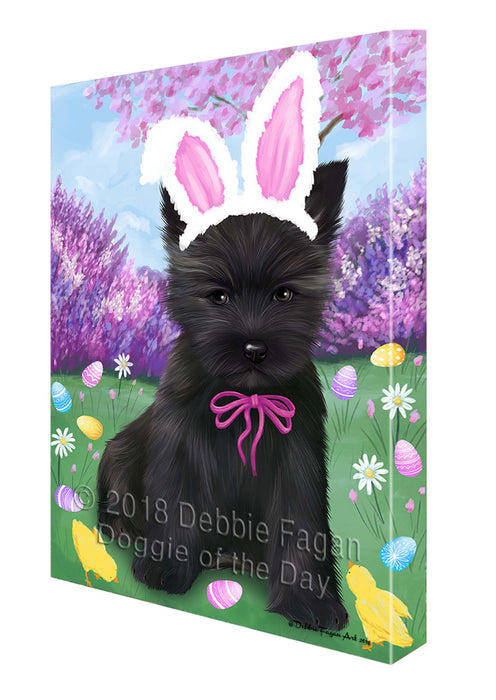 Cairn Terrier Dog Easter Holiday Canvas Wall Art CVS57414