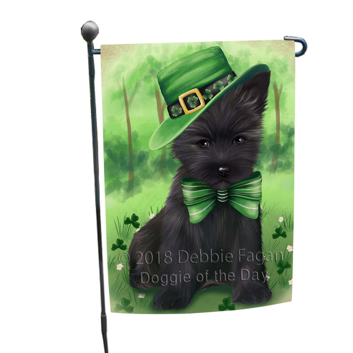 St. Patricks Day Irish Portrait Cairn Terrier Dog Garden Flag GFLG48671
