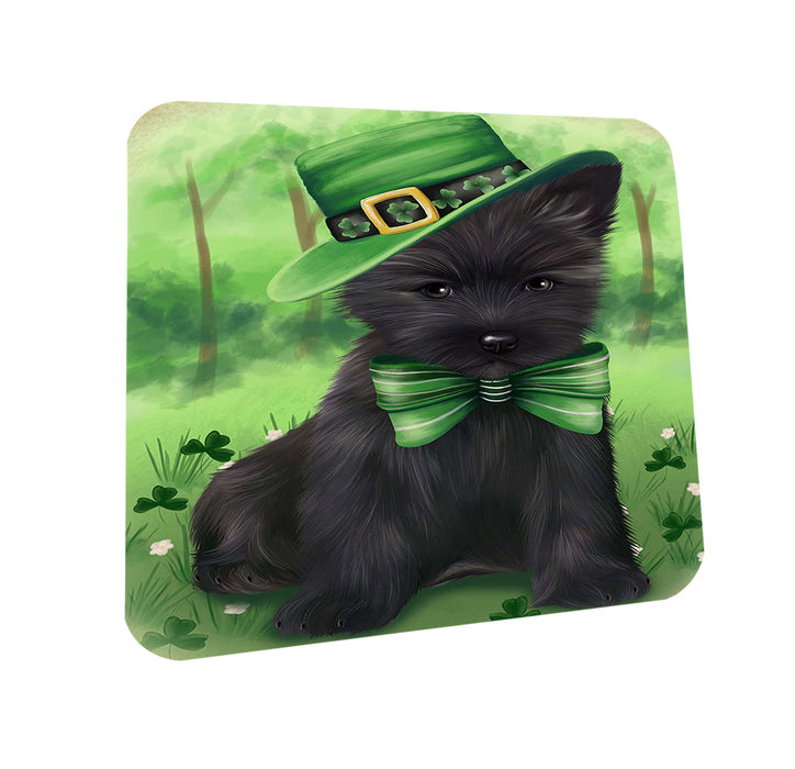 St. Patricks Day Irish Portrait Cairn Terrier Dog Coasters Set of 4 CST48721