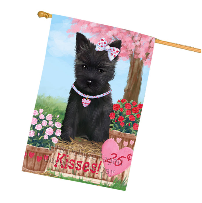 Rosie 25 Cent Kisses Cairn Terrier Dog House Flag FLG57112