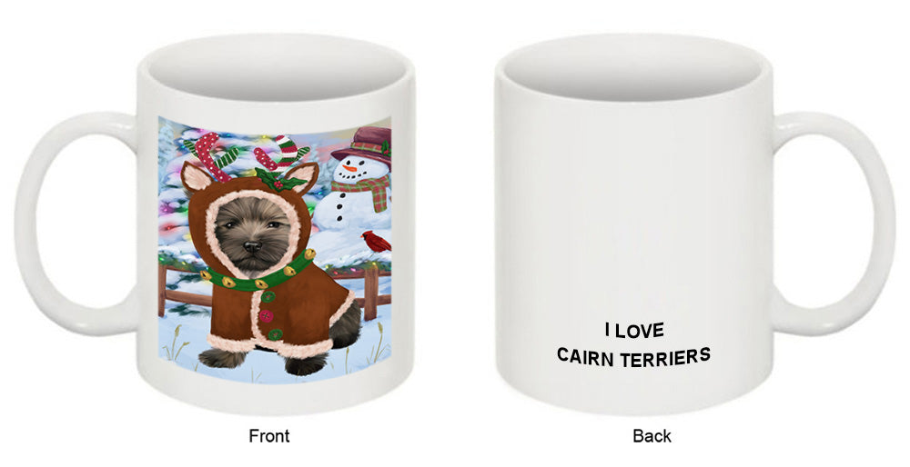 Christmas Gingerbread House Candyfest Cairn Terrier Dog Coffee Mug MUG51688