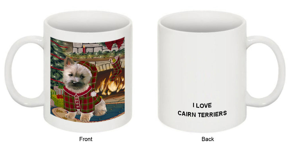 The Stocking was Hung Cairn Terrier Dog Coffee Mug MUG50658