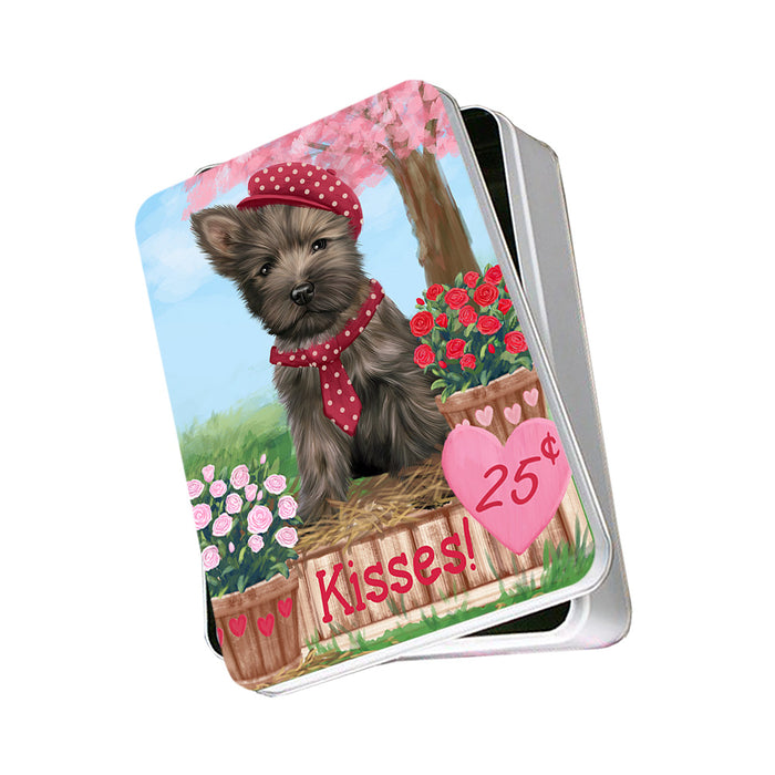 Rosie 25 Cent Kisses Cairn Terrier Dog Photo Storage Tin PITN56372
