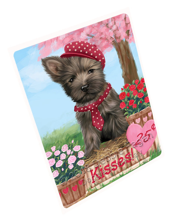 Rosie 25 Cent Kisses Cairn Terrier Dog Large Refrigerator / Dishwasher Magnet RMAG100842