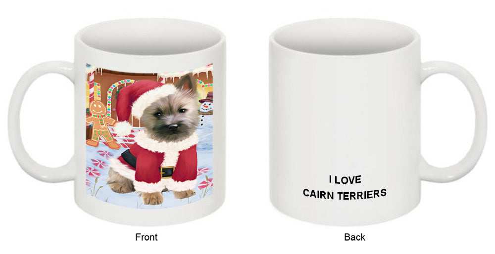 Christmas Gingerbread House Candyfest Cairn Terrier Dog Coffee Mug MUG51689