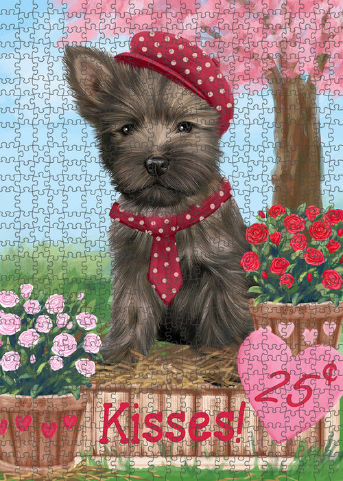 Rosie 25 Cent Kisses Cairn Terrier Dog Puzzle with Photo Tin PUZL93916