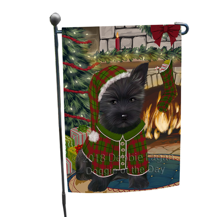 The Stocking was Hung Cairn Terrier Dog Garden Flag GFLG55554