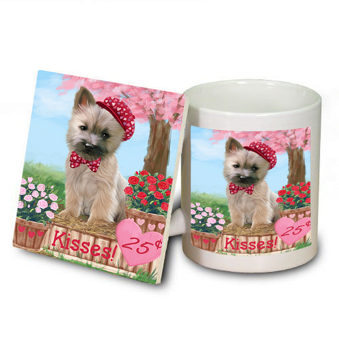 Rosie 25 Cent Kisses Cairn Terrier Dog Mug and Coaster Set MUC56422