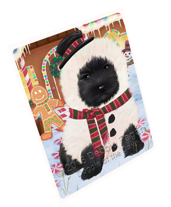 Christmas Gingerbread House Candyfest Cairn Terrier Dog Blanket BLNKT126048