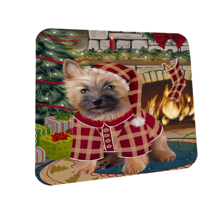 The Stocking was Hung Cairn Terrier Dog Coasters Set of 4 CST55220