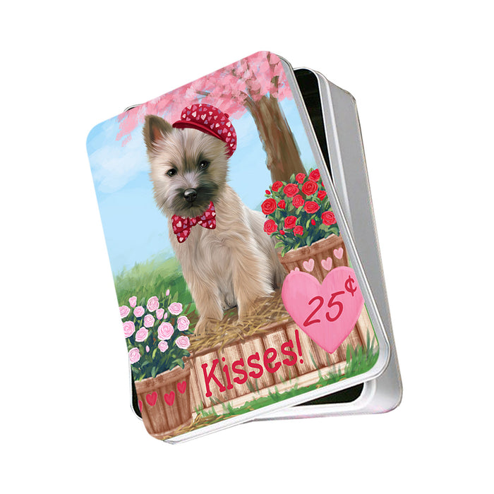 Rosie 25 Cent Kisses Cairn Terrier Dog Photo Storage Tin PITN56373
