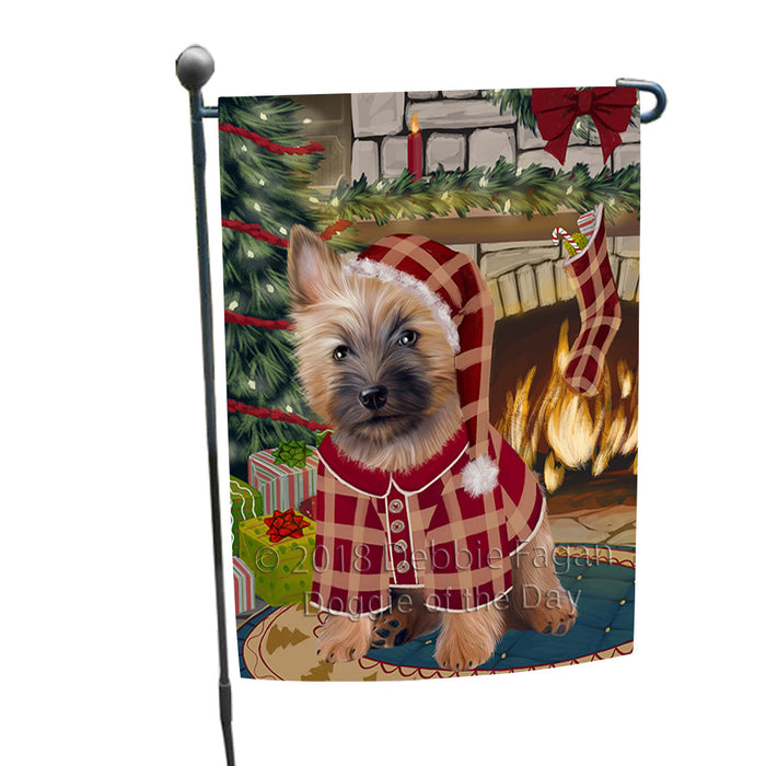 The Stocking was Hung Cairn Terrier Dog Garden Flag GFLG55555