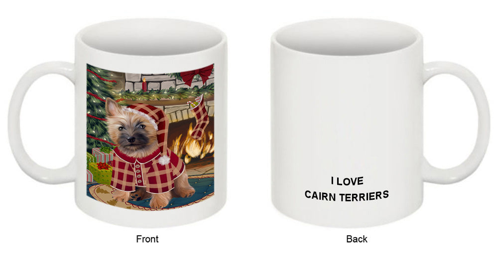 The Stocking was Hung Cairn Terrier Dog Coffee Mug MUG50660