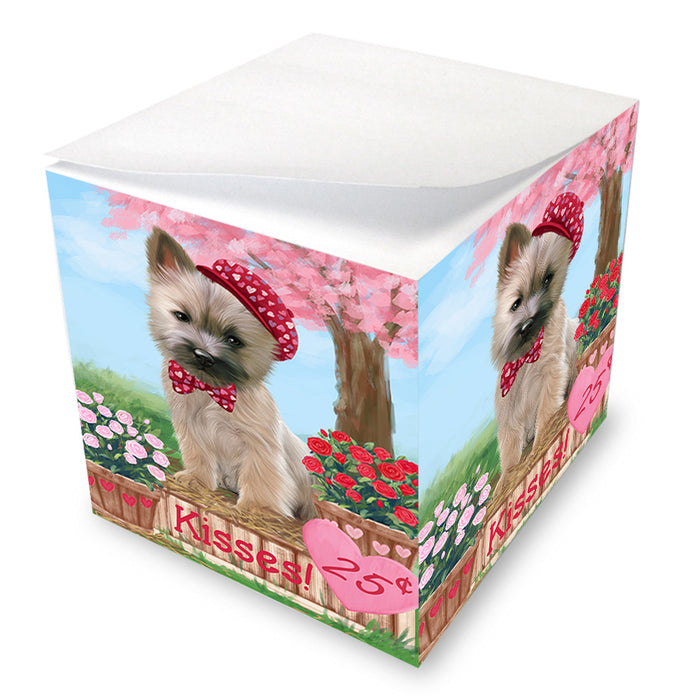Rosie 25 Cent Kisses Cairn Terrier Dog Note Cube NOC54502