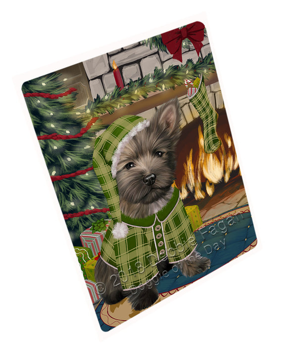 The Stocking was Hung Cairn Terrier Dog Magnet MAG70926 (Small 5.5" x 4.25")