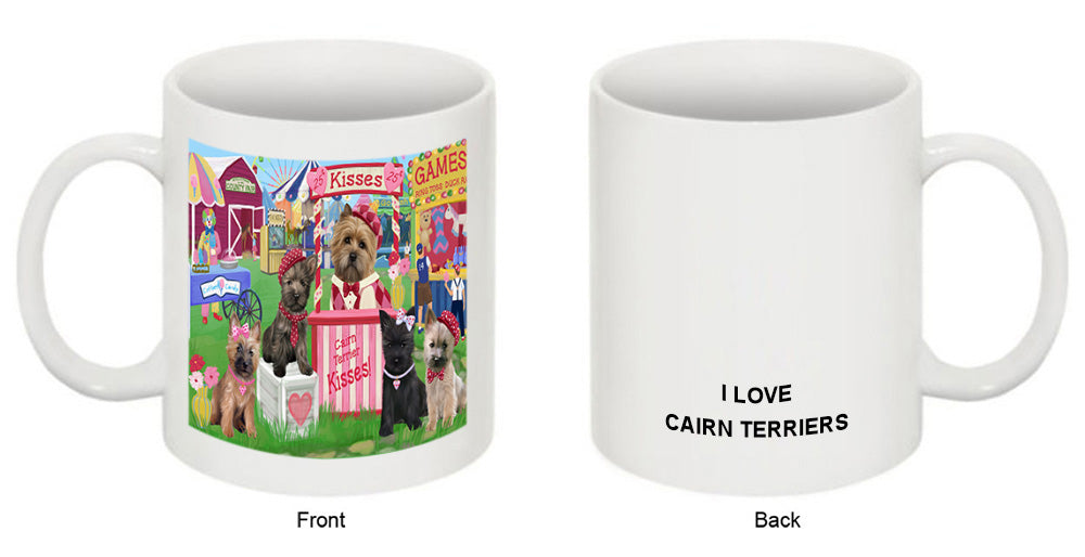 Carnival Kissing Booth Cairn Terriers Dog Coffee Mug MUG51681