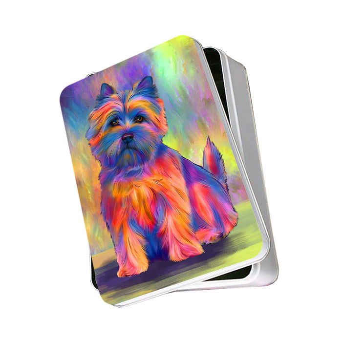 Paradise Wave Cairn Terrier Dog Photo Storage Tin PITN56642