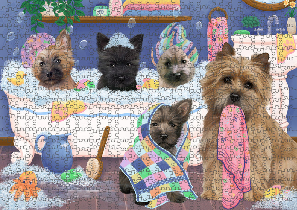 Rub A Dub Dogs In A Tub Cairn Terriers Dog Puzzle  PUZL95308