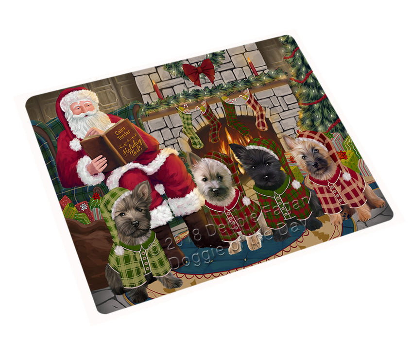 Christmas Cozy Holiday Tails Cairn Terriers Dog Magnet MAG70476 (Small 5.5" x 4.25")