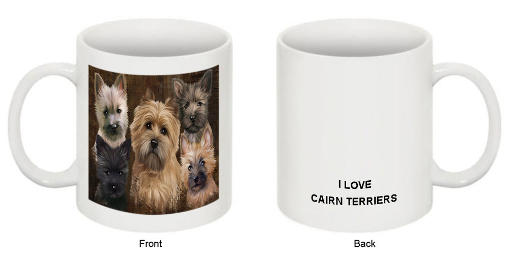 Rustic 5 Cairn Terrier Dog Coffee Mug MUG49528
