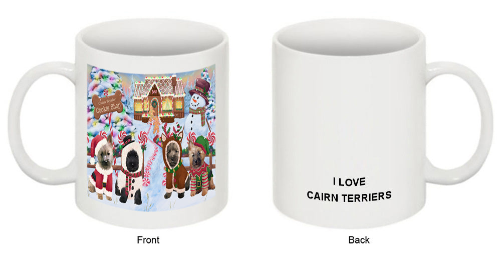 Holiday Gingerbread Cookie Shop Cairn Terriers Dog Coffee Mug MUG51787