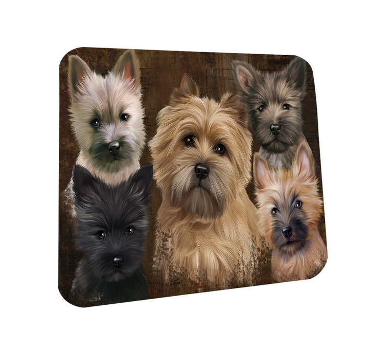 Rustic 5 Cairn Terrier Dog Coasters Set of 4 CST54088