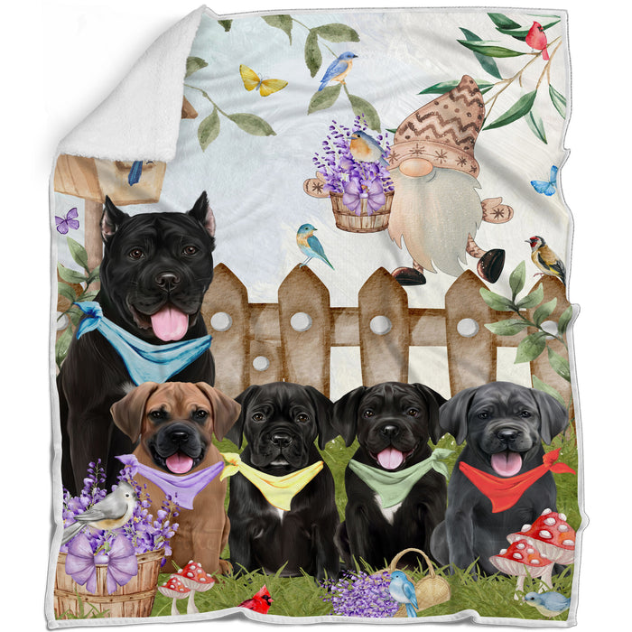 Cane Corso Bed Blanket, Explore a Variety of Designs, Custom, Soft and Cozy, Personalized, Throw Woven, Fleece and Sherpa, Gift for Pet and Dog Lovers