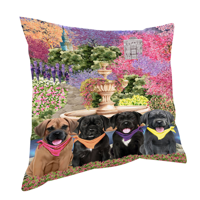 Cane Corso Throw Pillow: Explore a Variety of Designs, Custom, Cushion Pillows for Sofa Couch Bed, Personalized, Dog Lover's Gifts