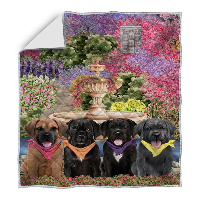 Cane Corso Quilt, Explore a Variety of Bedding Designs, Bedspread Quilted Coverlet, Custom, Personalized, Pet Gift for Dog Lovers