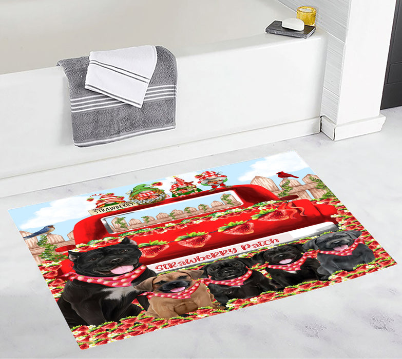 Cane Corso Anti-Slip Bath Mat, Explore a Variety of Designs, Soft and Absorbent Bathroom Rug Mats, Personalized, Custom, Dog and Pet Lovers Gift