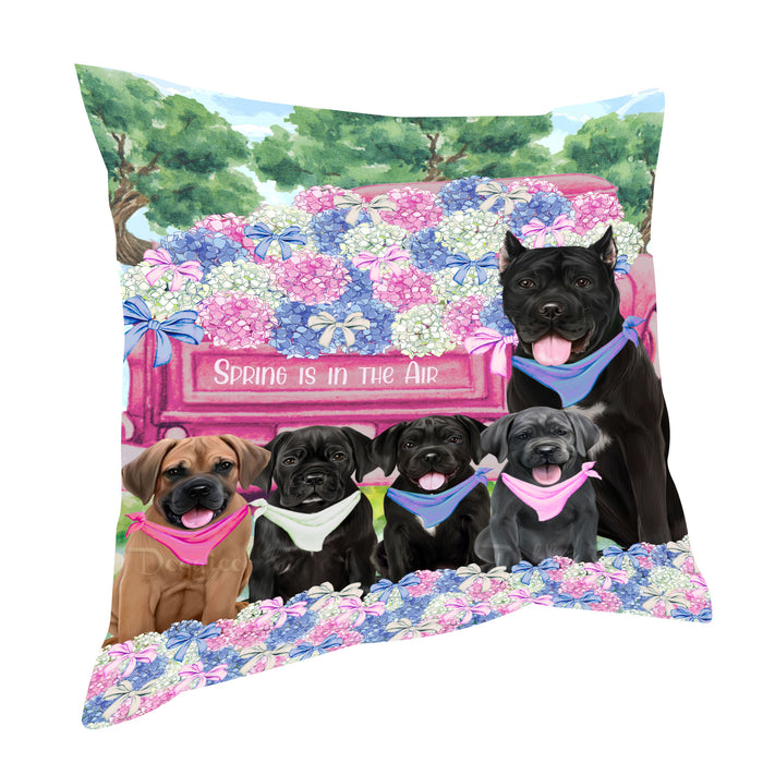 Cane Corso Pillow: Cushion for Sofa Couch Bed Throw Pillows, Personalized, Explore a Variety of Designs, Custom, Pet and Dog Lovers Gift