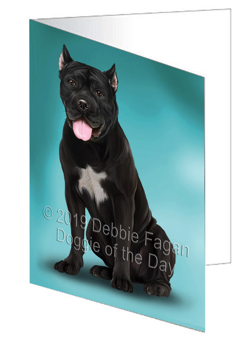 Cane corso Dog Handmade Artwork Assorted Pets Greeting Cards and Note Cards with Envelopes for All Occasions and Holiday Seasons GCD77621