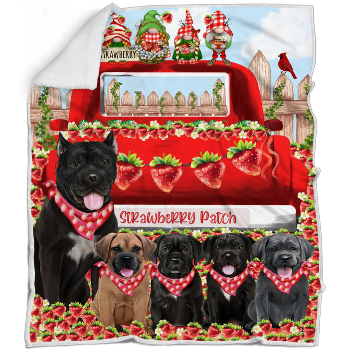 Cane Corso Blanket: Explore a Variety of Designs, Cozy Sherpa, Fleece and Woven, Custom, Personalized, Gift for Dog and Pet Lovers