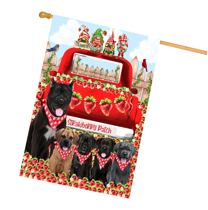 Cane Corso Dogs House Flag: Explore a Variety of Custom Designs, Double-Sided, Personalized, Weather Resistant, Home Outside Yard Decor, Dog Gift for Pet Lovers