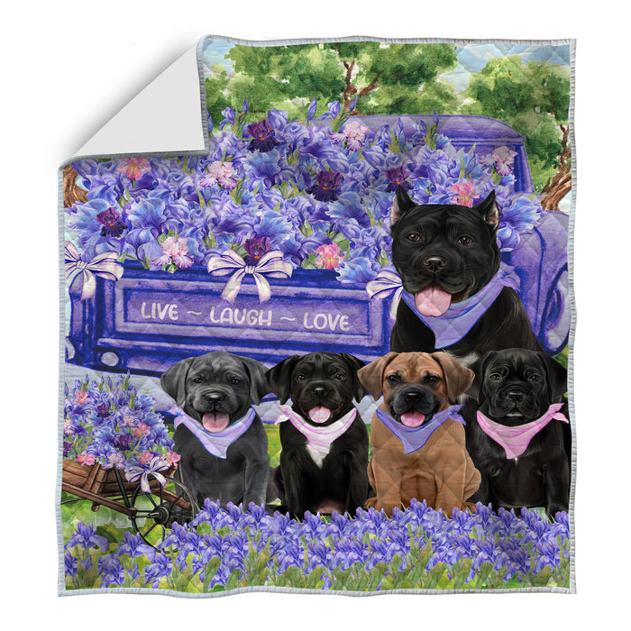 Cane Corso Quilt: Explore a Variety of Custom Designs, Personalized, Bedding Coverlet Quilted, Gift for Dog and Pet Lovers