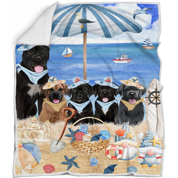 Cane Corso Blanket: Explore a Variety of Designs, Cozy Sherpa, Fleece and Woven, Custom, Personalized, Gift for Dog and Pet Lovers