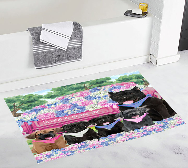 Cane Corso Bath Mat: Explore a Variety of Designs, Custom, Personalized, Non-Slip Bathroom Floor Rug Mats, Gift for Dog and Pet Lovers