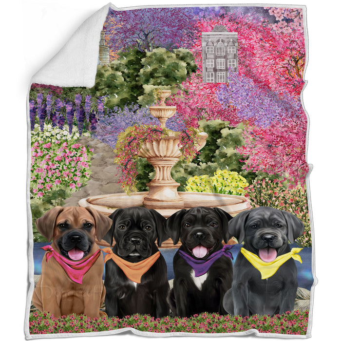 Cane Corso Bed Blanket, Explore a Variety of Designs, Personalized, Throw Sherpa, Fleece and Woven, Custom, Soft and Cozy, Dog Gift for Pet Lovers